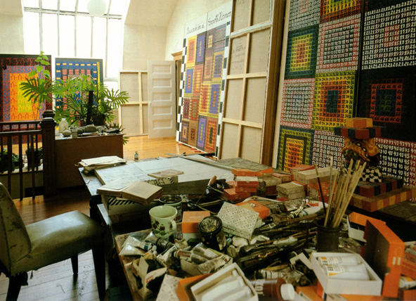 The Studio in Glen Ridge, New Jersey, as Al left it, 1981